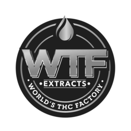 WTF EXTRACTS WORLD'S THC FACTORY logo
