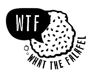 WTF WHAT THE FALAFEL logo