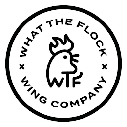 WTF WHAT THE FLOCK WING COMPANY logo
