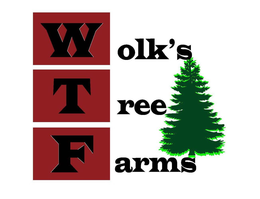 WTF WOLK'S TREE FARMS logo