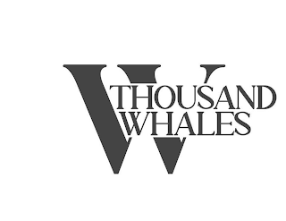 WTHOUSAND WHALES logo