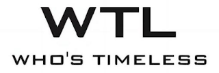 WTL WHO'S TIMELESS logo