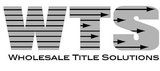 WTS WHOLESALE TITLE SOLUTIONS logo