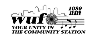 WUFO 1080 AM YOUR UNITY IN THE COMMUNITY STATION logo