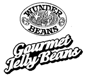 WUNDER BEANS GOURMET JELLY BEANS logo