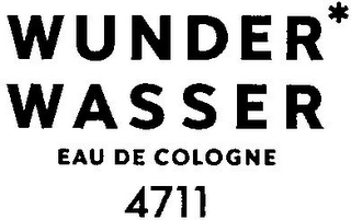 WUNDER* WASSER EAU DE COLOGNE 4711 logo