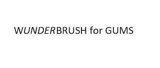 WUNDERBRUSH FOR GUMS logo