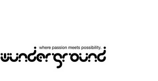 WUNDERGROUND WHERE PASSION MEETS POSSIBILITY. logo