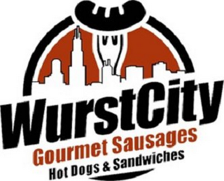 WURSTCITY GOURMET SAUSAGES HOT DOGS & SANDWICHES logo