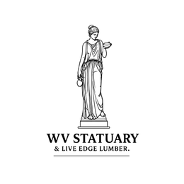 WV STATUARY & LIVE EDGE LUMBER. logo