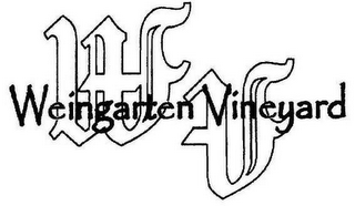 WV WEINGARTEN VINEYARD logo