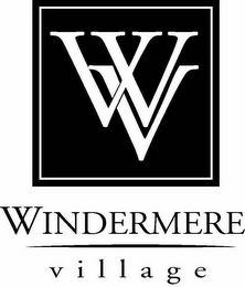 WV WINDERMERE VILLAGE logo