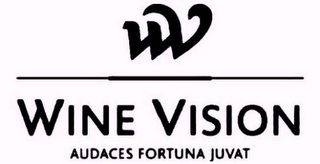 WV WINE VISION AUDACES FORTUNA JUVAT logo