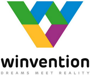 WV WINVENTION DREAMS MEET REALITY logo