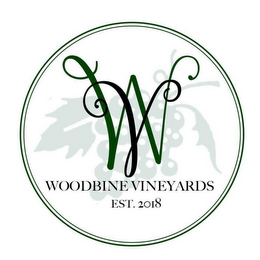 WV WOODBINE VINEYARDS EST. 2018 logo