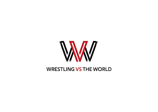 WV WRESTLING VS THE WORLD logo