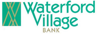 WV WV WATERFORD VILLAGE BANK logo
