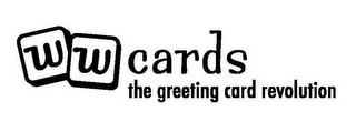 WW CARDS THE GREETING CARD REVOLUTION logo