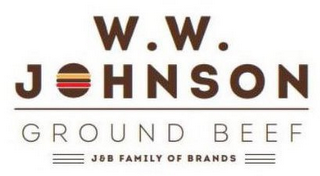 W.W. JOHNSON GROUND BEEF J&B FAMILY OF BRANDS logo