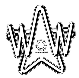 WW OFFICIAL WAYNE WEAR MERCHANDISE logo