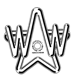 WW OFFICIAL WAYNE WEAR MERCHANDISE logo