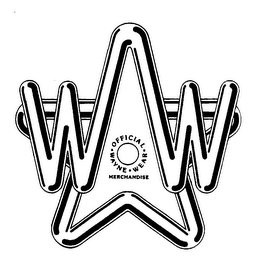 WW OFFICIAL WAYNE WEAR MERCHANDISE logo