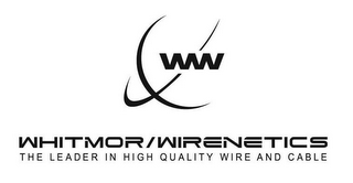 WW WHITMOR/WIRENETICS THE LEADER IN HIGH QUALITY WIRE AND CABLE logo