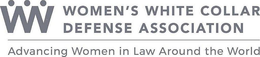 WW WOMEN'S WHITE COLLAR DEFENSE ASSOCIATION ADVANCING WOMEN IN LAW AROUND THE WORLD logo