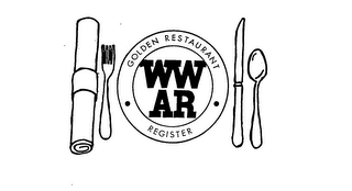 WWAR GOLDEN RESTAURANT REGISTER logo