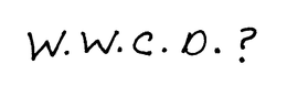 W.W.C.D.? logo