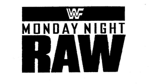WWF MONDAY NIGHT RAW logo