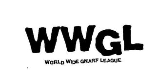 WWGL WORLD WIDE GNARF LEAGUE AND DESIGN logo