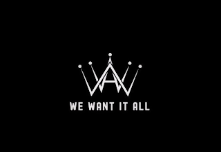WWIA WE WANT IT ALL logo