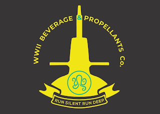 WWII BEVERAGE & PROPELLANTS CO. RUN SILENT RUN DEEP logo