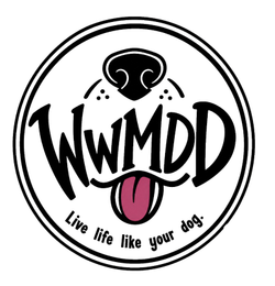 WWMDD LIVE LIFE LIKE YOUR DOG. logo