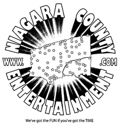 WWW. NIAGARA COUNTY ENTERTAINMENT .COM WE'VE GOT THE FUN IF YOU'VE GOT THE TIME logo
