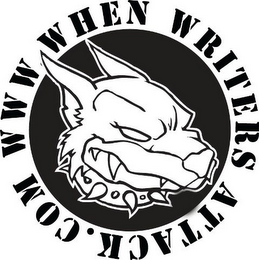 WWW WHEN WRITERS ATTACK.COM logo