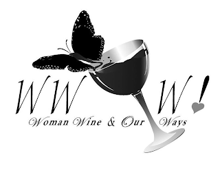WWW! WOMAN WINE & OUR WAYS logo