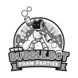 WWW.BUBBLE.BOT FOAM PARTIES logo