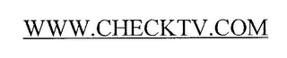WWW.CHECKTV.COM logo