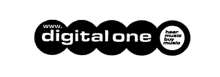 WWW.DIGITAL ONE HEAR MUSIC BUY MUSIC logo