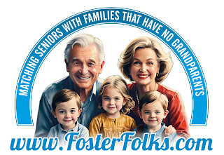 WWW.FOSTERFOLKS.COM MATCHING SENIORS WITH FAMILIES THAT HAVE NO GRANDPARENTS logo