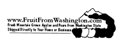 WWW.FRUITFROM WASHINGTON.COM FRESH MOUNTAIN GROWN APPLES AND PEARS FROM WASHINGTON STATE SHIPPED DIRECTLY TO YOUR HOME OR BUSINESS logo