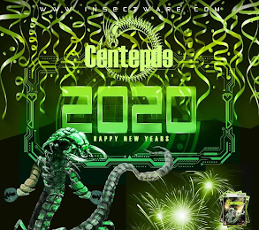 WWW.INSECTWARE.COM CENTEPDE 2020 HAPPY NEW YEARS CENTEPDE logo