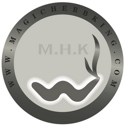 WWW.MAGICHERBKING.COM M.H.K. W logo