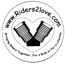 WWW.RIDERS2LOVE.COM BRINGING BIKERS TOGETHER..FOR A RIDE OR FOR A LIFETIME logo