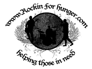 WWW.ROCKINFORHUNGER.COM HELPING THOSE IN NEED logo