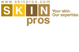 WWW.SKINPROS.COM SKIN PROS YOUR SKIN. OUR EXPERTISE. PROS logo