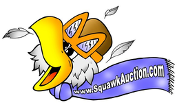 WWW.SQUAWK AUCTION.COM logo