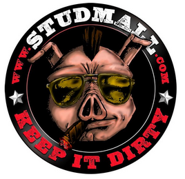 WWW.STUDMALL.COM KEEP IT DIRTY logo